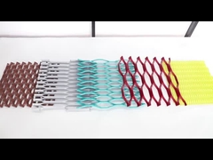 Dekoracyjna siatka z siatki cięto-ciągnionej do zastosowań architektonicznych i przemysłowych