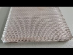 Miedź 5 mm grubości trwała siatka ze szkła laminowanego dla wieżowców