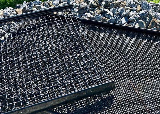 0.71mm Stone Crusher Mesh / Dressing Mine Screen Niska węglowodanowa stal