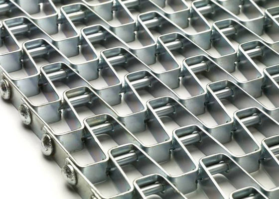 Stal nierdzewna 304 Flat Wire 3" Belt Width Flat Conveyor Belt