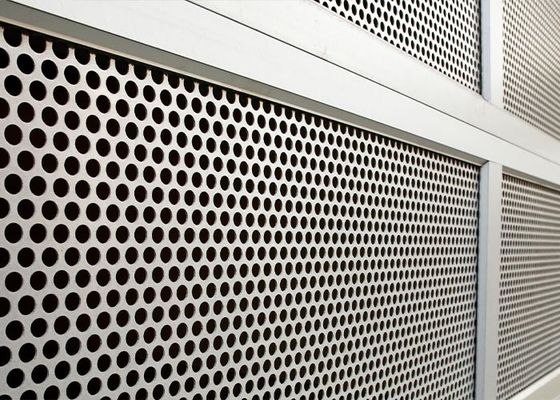 2mm Perforated Aluminium Security Screen 40% Otwarty obszar 750-1200mm Szerokość