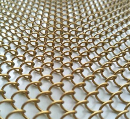 1.0mm Drut odporny na promieniowanie UV Dostosowalne rozmiary Aluminiowa sieć drutowa