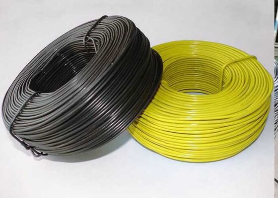 Drut Gi Wire powlekany żółto-zielonym PVC 4 mm Drut stalowy powlekany tworzywem sztucznym