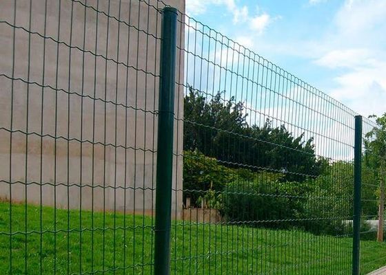 50 × 50 mm Ogrodzenie w stylu Euro Ogrodzenie z drutu metalowego Powierzchnia ocynkowana galwanicznie