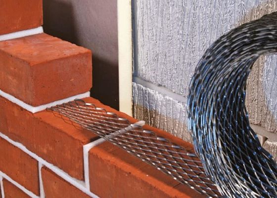 Rozszerzona metalowa siatka wzmacniająca z cegły o dobrej stabilności do zbrojenia muru