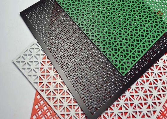 Dekoracyjna blacha metalowa z perforacją 1x2m do przegrody fasady sufitowej
