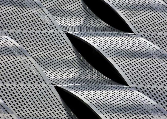 Perforowana blacha aluminiowa, aluminiowy perforowany panel metalowy Lekki nadaje się do dekoracji architektonicznych