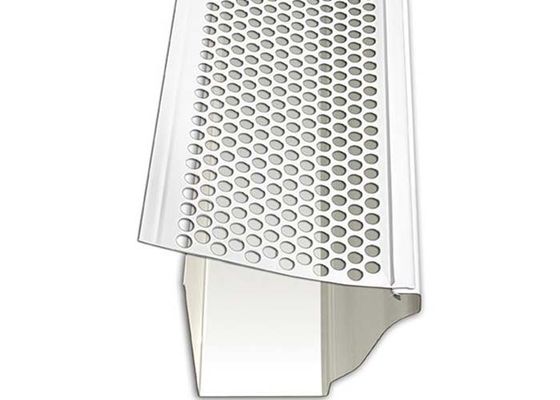 Perforowane metalowe osłony liści ze stali nierdzewnej lub aluminium, znane również jako osłony rynnowe