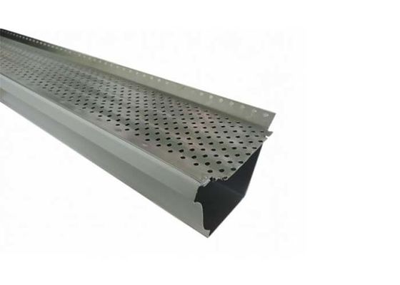 Perforowane metalowe osłony liści ze stali nierdzewnej lub aluminium, znane również jako osłony rynnowe