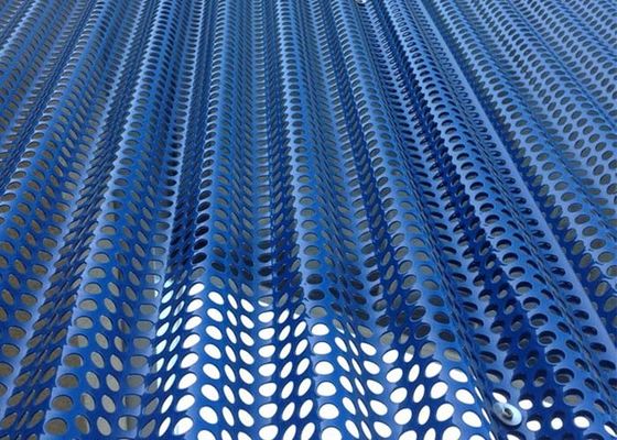Faliste perforowane panele metalowe Dostosowane dowolne wzory do architektonicznych paneli metalowych