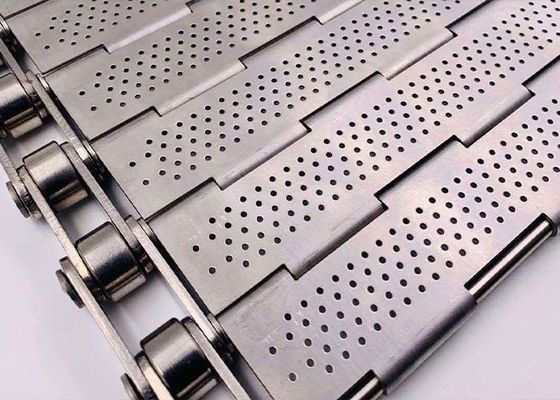 Perforowany przenośnik taśmowy o grubości 1 mm-4 mm do produktów o małej i dużej gęstości