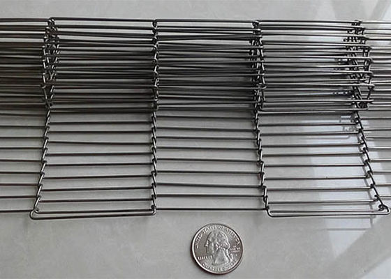 Metalowy przenośnik taśmowy o średnicy od 3 "do 14" Przenośnik taśmowy z płaskiej siatki drucianej