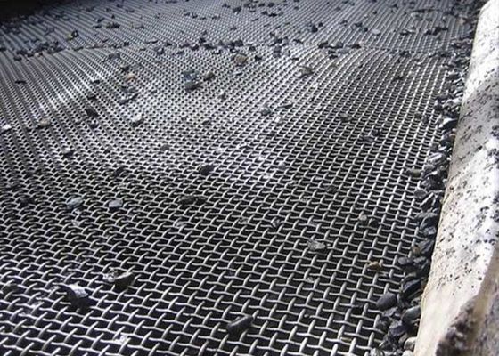 0.71mm Stone Crusher Mesh / Dressing Mine Screen Niska węglowodanowa stal