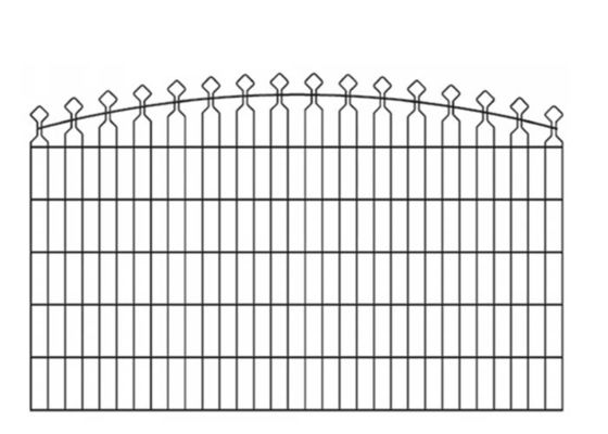 Prestige Mesh 868 Ogrodzenie podwójne 50 × 200 mm Do dekoracji