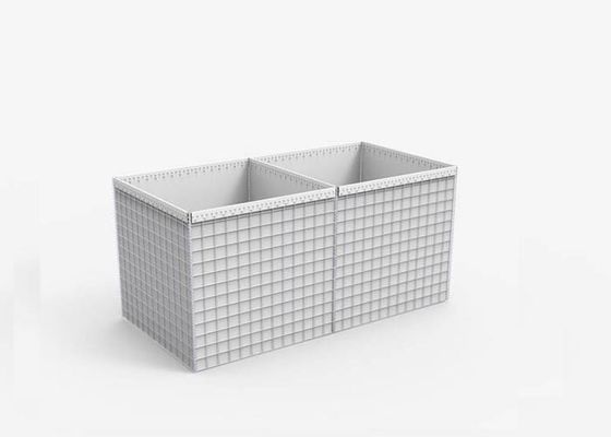 Bastion obronny 50 × 50 mm bariera gabionowa do obrony wojskowej i ochrony przed powodziami