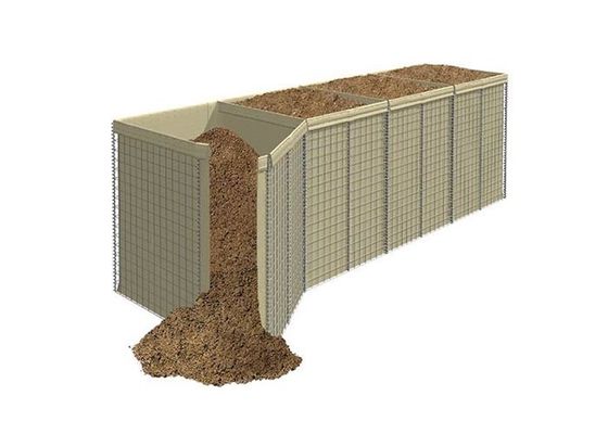 Bastion obronny 50 × 50 mm bariera gabionowa do obrony wojskowej i ochrony przed powodziami