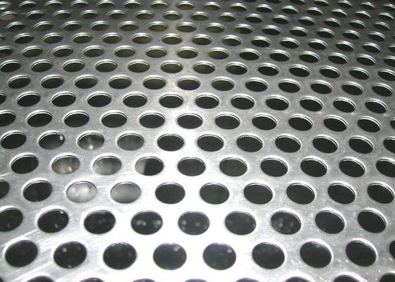 0.8mm Otwór Galwanizowany Okrągły Otwór Perforowana Płytka Metalowa Do Fasad Budynków