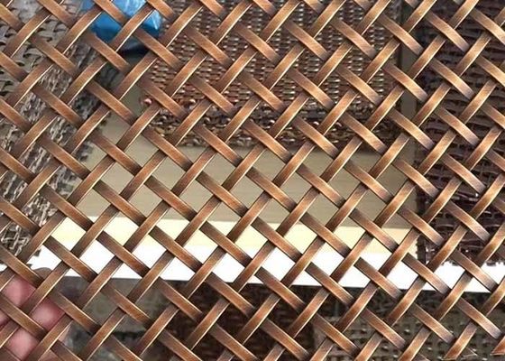 Uniwersalne kratki z drutu dekoracyjnego o grubości 2 mm do szaf i dekoracji architektonicznych 31% powierzchni otwartej