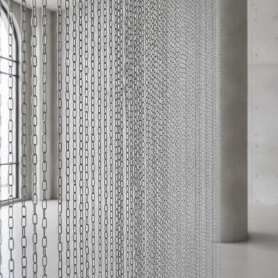 Aluminiowa dekoracyjna zasłona z sieci drukowanej 1,0 mm łańcuch łączy metalowe zwoje draperie do wnętrz architektonicznych
