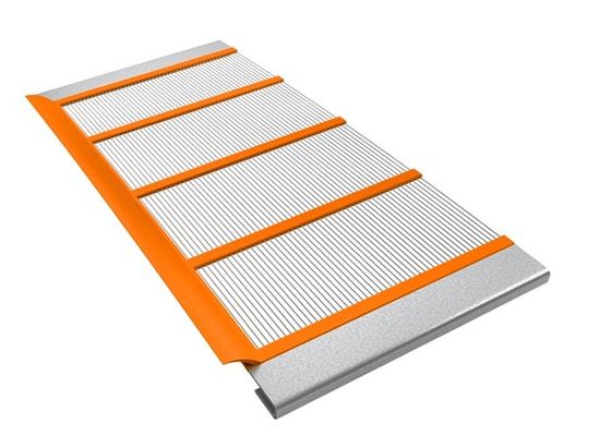 PU Support Strip Straight Wire Self-Cleaning Screen Mesh