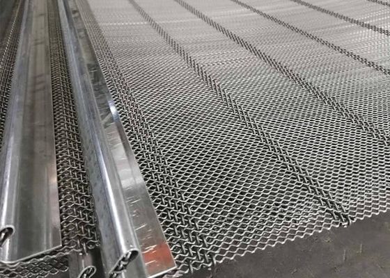 Stalowy Wire Support Strip Self-Cleaning Screen Mesh z mniejszą wtyczką i oślepaniem