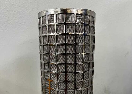 316 Wielowarstwowy cylinder filtrujący ze stali nierdzewnej do filtrowania substancji oleistych